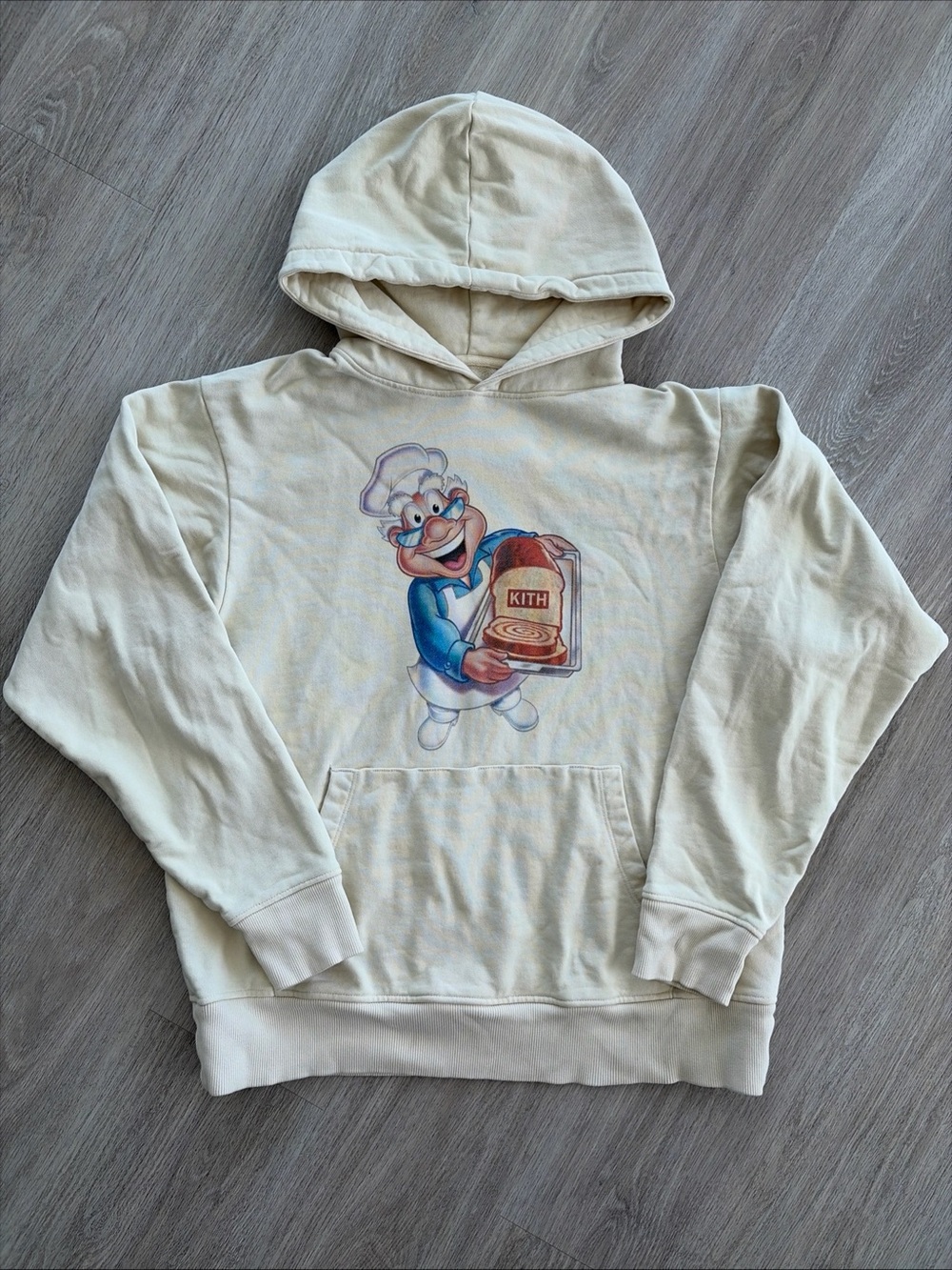 Kith Treats x Cinnamon Toast Crunch Wendell Hoodie 2019 S Cream Unisex